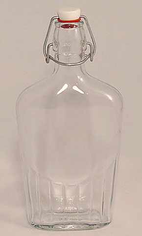 17oz Flip-Top Glass Bottle