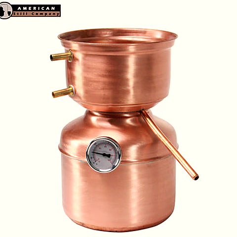Mushroom-Top Copper Pot Still — 1.5 Gallon