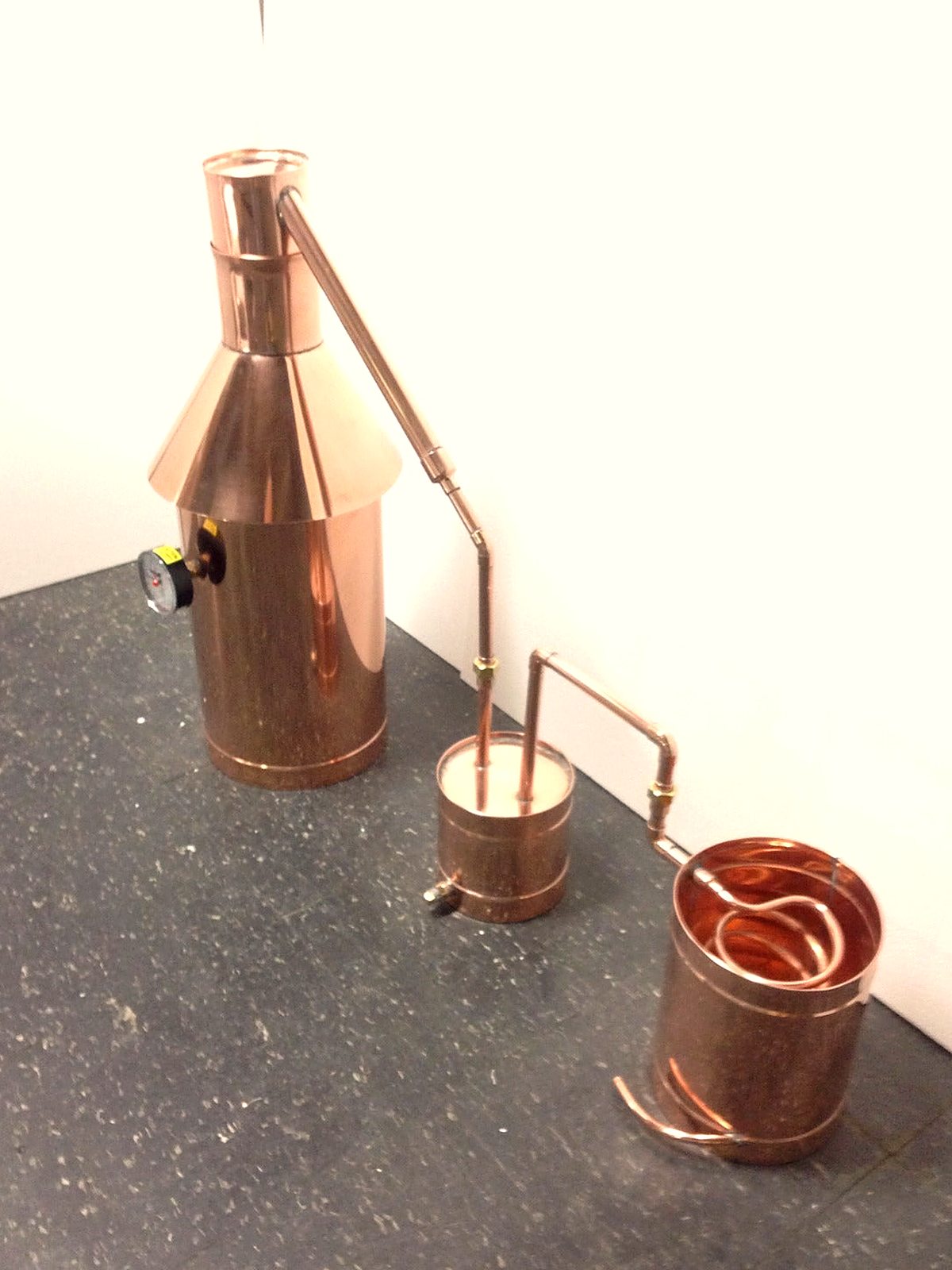 6 Gallon Copper Moonshine Still with Thumper and Worm - Heavy 20 oz. Copper