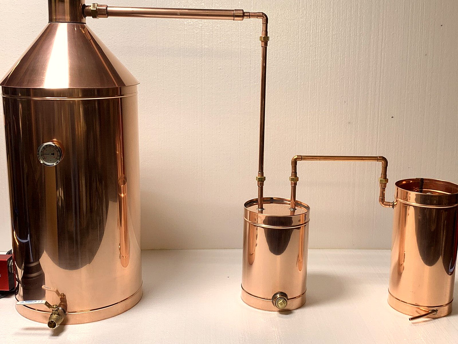 20 Gallon Electric Copper Still with 4