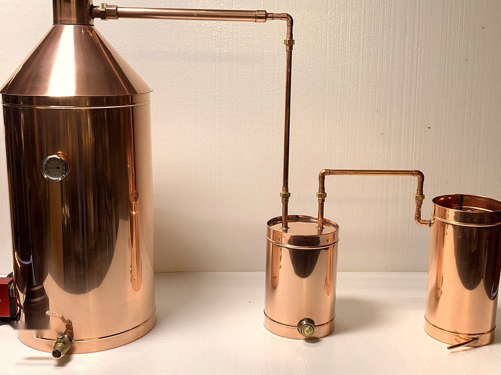 20 Gallon Electric Copper Still with 4