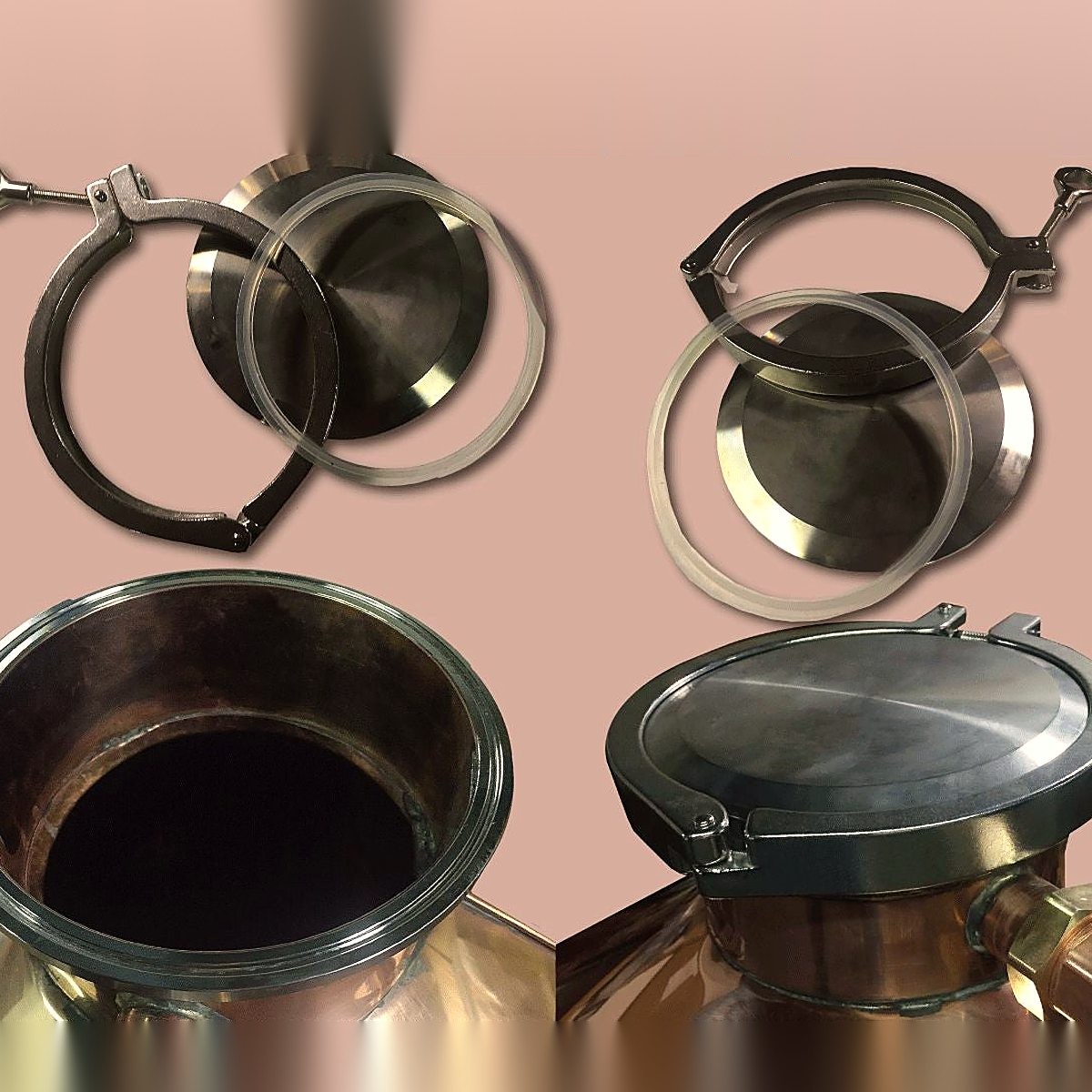 6 inch Instant-Seal Cap Upgrade (10 to 50 Gallon Stills)